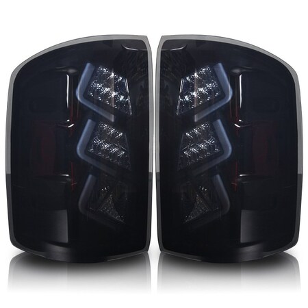 Led Tail Light - Black / Smoke